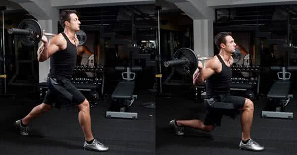 U výpadů se zátěží nemůžete udělat více než 20 opakování Do the Lunges with an extra workload you can't do more than 20 reps