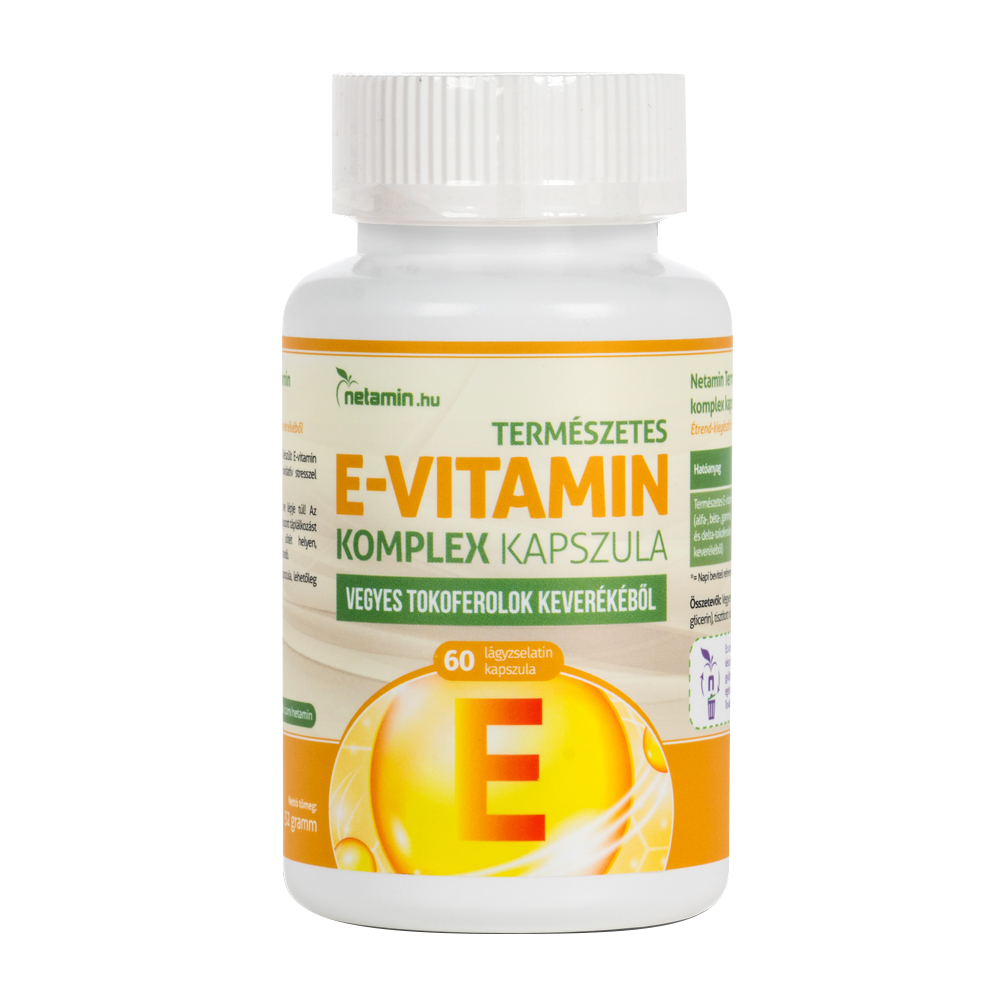 Natural Vitamin E complex (60 kaps) Netamin